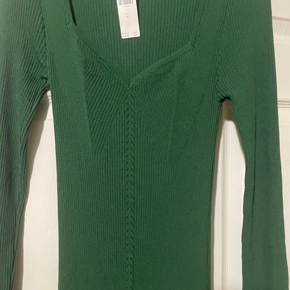 New Anthropologie Seamed Knit Maxi Fall Dress 🍂🍁 - Picture 3 of 11